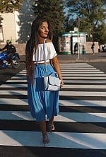 Ukrainian mail order bride Diana from Madrid with brunette hair and black eye color - image 15