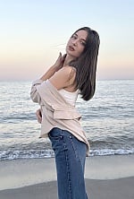 Ukrainian mail order bride Lesia from Odesa with brunette hair and blue eye color - image 4
