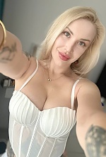 Ukrainian mail order bride Ekaterina from Brasov with blonde hair and blue eye color - image 17