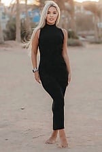 Ukrainian mail order bride Victoria from Turin with blonde hair and blue eye color - image 5