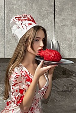 Ukrainian mail order bride Vladilena from Kyiv with light brown hair and green eye color - image 15