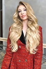 Ukrainian mail order bride Marina from Kyiv with blonde hair and blue eye color - image 4