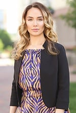 Ukrainian mail order bride Eva from Kyiv with light brown hair and green eye color - image 12