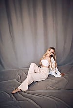 Ukrainian mail order bride Anastasia from Milan with blonde hair and grey eye color - image 10