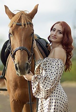 Ukrainian mail order bride Nataliia from Kyiv with red hair and green eye color - image 9