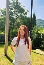 Ukrainian mail order bride Nataliia from Kyiv with red hair and green eye color - image 7