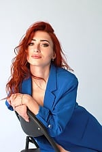 Ukrainian mail order bride Nataliia from Kyiv with red hair and green eye color - image 3