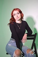 Ukrainian mail order bride Nataliia from Kyiv with red hair and green eye color - image 6