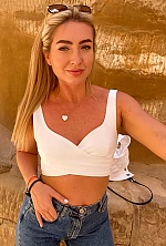 Ukrainian mail order bride Antonina from Kyiv with blonde hair and green eye color - image 3