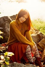 Ukrainian mail order bride Christina from Ivano-Frankivsk with red hair and green eye color - image 16