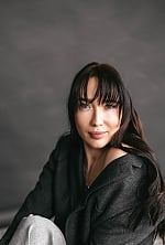 Ukrainian mail order bride Yevheniia from Kyiv with light brown hair and green eye color - image 2
