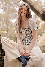 Ukrainian mail order bride Amina from Odesa with light brown hair and brown eye color - image 3