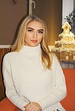 Ukrainian mail order bride Vladyslava from Kalush with white grey hair and blue eye color - image 9