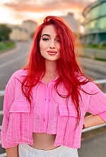 Ukrainian mail order bride Vladislava from Kyiv Oblast with red hair and green eye color - image 7