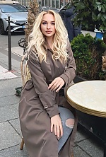 Ukrainian mail order bride Oksana from Talne with blonde hair and green eye color - image 6