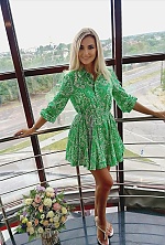 Ukrainian mail order bride Zorina from Kyiv with blonde hair and green eye color - image 5