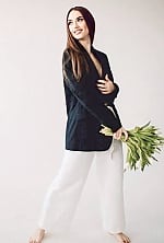 Ukrainian mail order bride Olena from Zhytomyr with light brown hair and green eye color - image 4