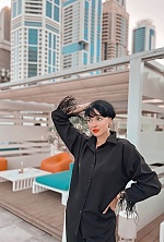 Ukrainian mail order bride Olena from M&uuml;nchen with black hair and green eye color - image 33