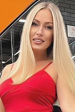 Ukrainian mail order bride Ella from Kyiv with blonde hair and blue eye color - image 3