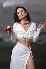 Ukrainian mail order bride Diana from Ivano-Frankivsk with black hair and green eye color - image 2