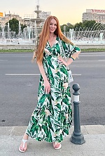 Ukrainian mail order bride Yana from Bucharest with red hair and green eye color - image 8
