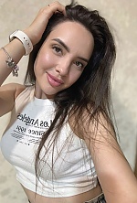 Ukrainian mail order bride Diana from Dnipro with brunette hair and hazel eye color - image 2