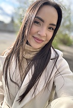 Ukrainian mail order bride Diana from Dnipro with brunette hair and hazel eye color - image 22