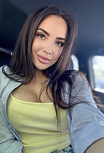 Ukrainian mail order bride Diana from Dnipro with brunette hair and hazel eye color - image 3