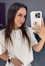 Ukrainian mail order bride Diana from Dnipro with brunette hair and hazel eye color - image 42