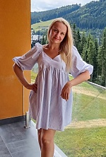 Ukrainian mail order bride Ilona from Paris with blonde hair and blue eye color - image 12