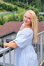Ukrainian mail order bride Ilona from Paris with blonde hair and blue eye color - image 13