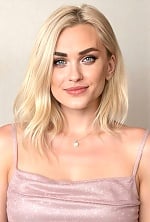 Ukrainian mail order bride Kateryna from Warsaw with blonde hair and blue eye color - image 2