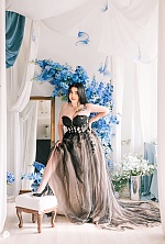Ukrainian mail order bride Oksana from Mykolayiv with black hair and blue eye color - image 3