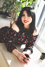 Ukrainian mail order bride Oksana from Mykolayiv with black hair and blue eye color - image 14