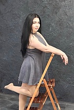 Ukrainian mail order bride Oksana from Mykolayiv with black hair and blue eye color - image 6