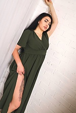 Ukrainian mail order bride Oksana from Mykolayiv with black hair and blue eye color - image 17