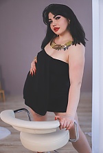 Ukrainian mail order bride Oksana from Mykolayiv with black hair and blue eye color - image 16