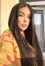 Ukrainian mail order bride Alina from Kyiv with black hair and green eye color - image 6