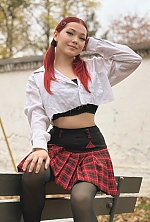 Ukrainian mail order bride Diana from Ivano-Frankivsk with red hair and green eye color - image 13