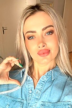Ukrainian mail order bride Halina from Vienna with blonde hair and blue eye color - image 11