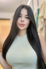 Ukrainian mail order bride Yuliya from Kyiv with black hair and blue eye color - image 5