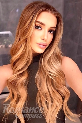 Ukrainian mail order bride Valeriia from Kyiv with blonde hair and blue eye color - image 1