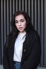 Ukrainian mail order bride Oleksandra from Odesa with brunette hair and blue eye color - image 5