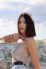 Ukrainian mail order bride Solomiia from Ivano-Frankivsk with brunette hair and green eye color - image 2