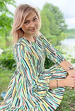 Ukrainian mail order bride Antonina from Paris with blonde hair and green eye color - image 3