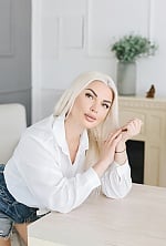 Ukrainian mail order bride Tanya from Kyiv with blonde hair and green eye color - image 12