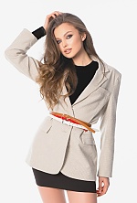 Ukrainian mail order bride Elena from Kyiv with light brown hair and blue eye color - image 2