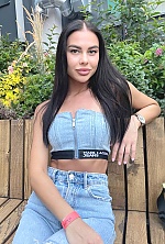 Ukrainian mail order bride Anna from Kyiv with black hair and green eye color - image 5