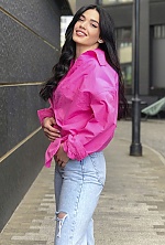 Ukrainian mail order bride Olga from Kyiv with black hair and green eye color - image 8