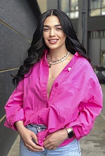 Ukrainian mail order bride Olga from Kyiv with black hair and green eye color - image 10